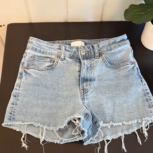 H&M Distressed Denim Jean Shorts